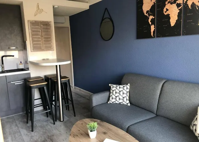 T2 Mezzanine 4 Pers, Vue Mer, Parking, Barcares - Fr-1-81-538 Lejlighed *