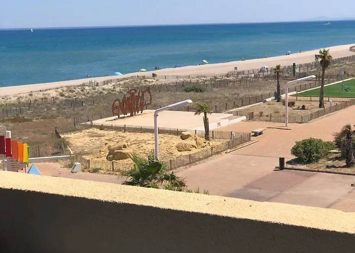 T2 Mezzanine 4 Pers, Vue Mer, Parking, Barcares - Fr-1-81-538 Lejlighed *