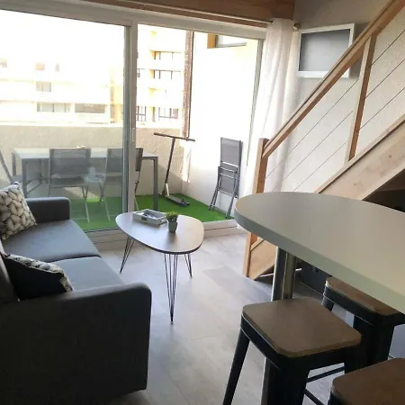 T2 Mezzanine 4 Pers, Vue Mer, Parking, Barcares - Fr-1-81-538 *