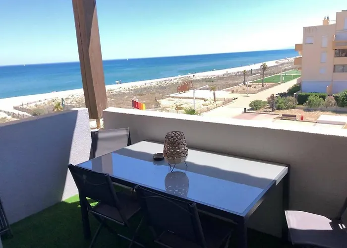 T2 Mezzanine 4 Pers, Vue Mer, Parking, Barcares - Fr-1-81-538 公寓